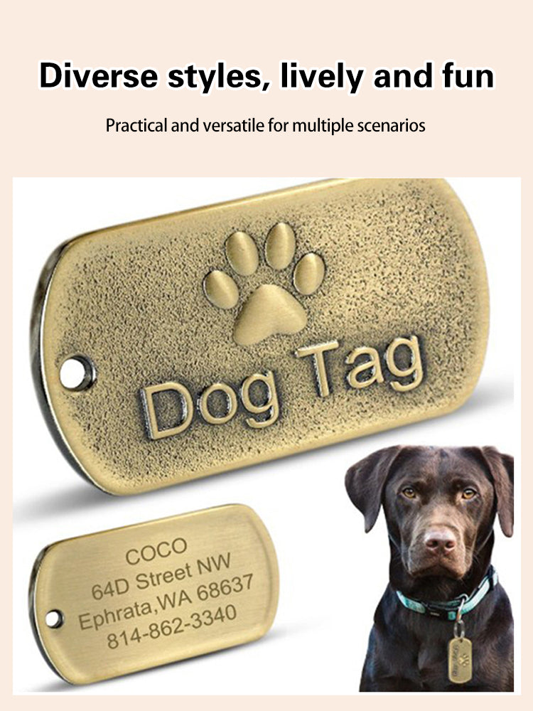 🐶Oblíbené známky pro domácí mazlíčky, jména pro psy, identifikační štítky a klíčenky.