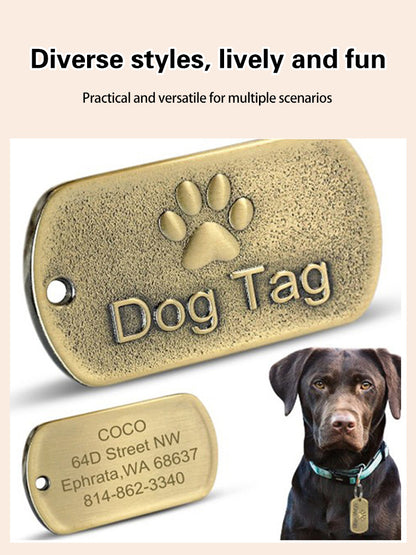 🐶Oblíbené známky pro domácí mazlíčky, jména pro psy, identifikační štítky a klíčenky.