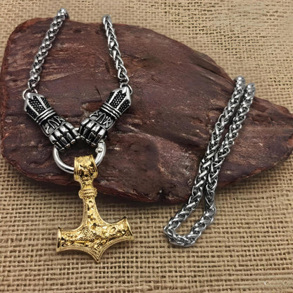 ⚡ 50% sleva 🔥 Náhrdelník s Thorovým vikingským kladivem