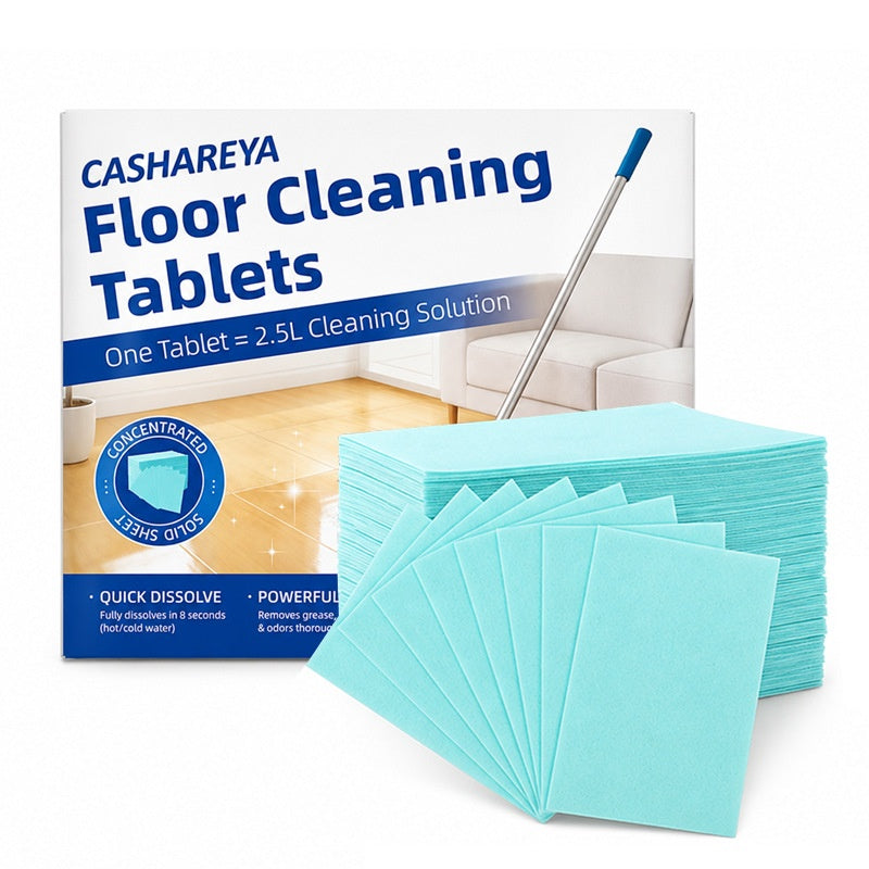 💦🏡【3 balení celkem 90 tablet】Vodou rozpustné utěrky na čištění podlahy