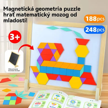 ✨【Kup 1, získej 1 zdarma】Geometrické magnetické stavební bloky Tangram