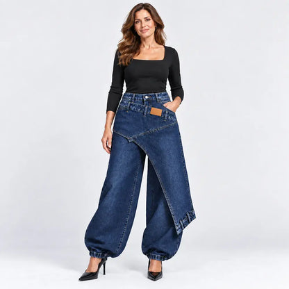 👖【XS-3XL】Stylové a pohodlné džíny se širokými nohavicemi ✨💞