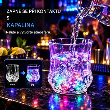 ✨💎Sada křišťálových sklenic aktivovaných kapalinou🥂