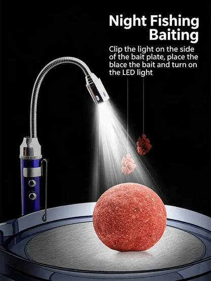 🧲🎣 Kompaktní a přenosná magnetická lampa pro noční rybolov - Lampa pro nabíjení návnad a nástrah