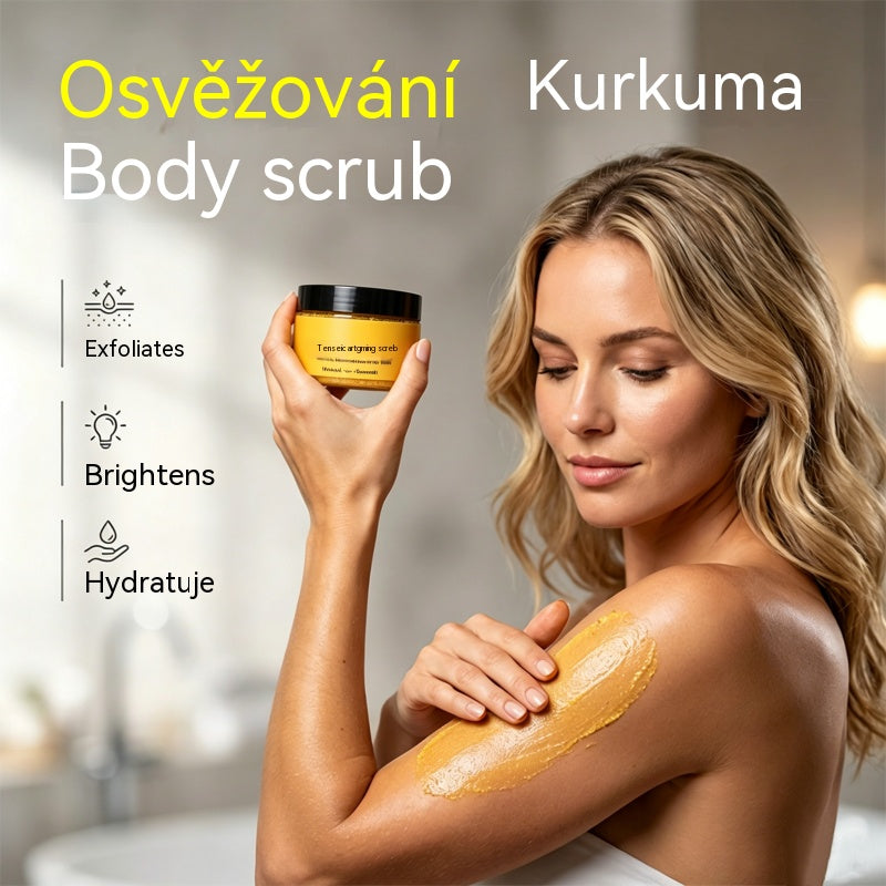 🔥 Letní výprodej 2026 – Ušetřete 50 %! 💞 Prodáno přes 70 000 kusů. Tělový peeling s kurkumou