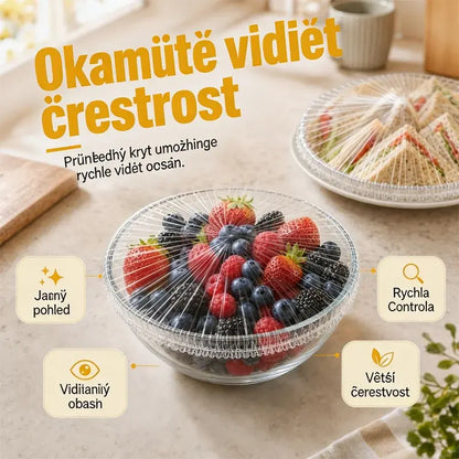 【Kup 1, získej 1 zdarma】Jednorázový obal z potravinářské fólie, výsuvný typ, s odklápěcím víkem pro utěsnění a ochranu před prachem a hmyzem, ke skladování.