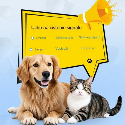 🐶🐱 Čistič uší ke zmírnění svědění uší u psů a koček.