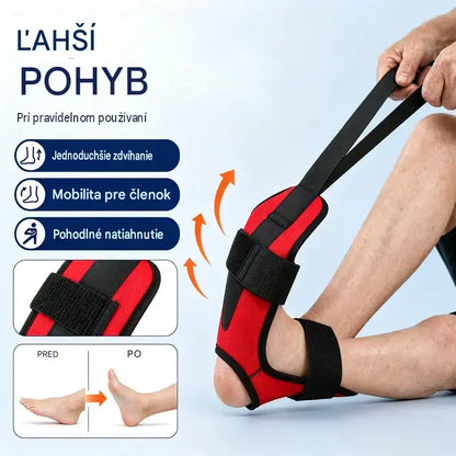 ？？【2 ks】Naťahovací pás a strečing väzov na jogu a fitness – priedušný a nastaviteľný popruh na členky a chodidlá, regeneráciu a flexibilitu
