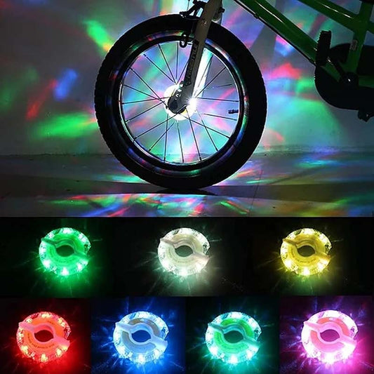 LED světlo na náboj kola pro jízdu v noci