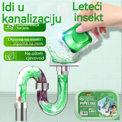 3 balení (150 tablet) za 570Kč– 🔥🎉 Jsou vyprodané! Koupilo si je 30 000 lidí 🎉. Bioenzymatické kapsle na odstranění nepříjemných pachů z odpadů.