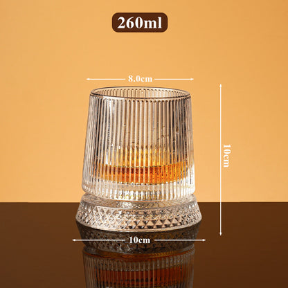 🥛💎Otočná sklenice na whisky o 360°