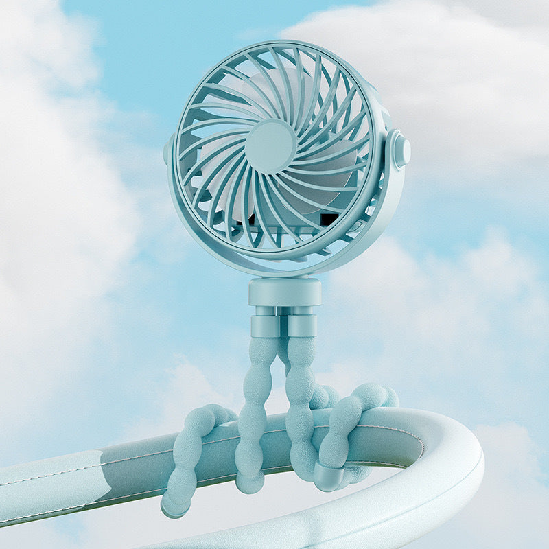 ⚡Mini multifunkční ruční ventilátor „Chobotnice“
