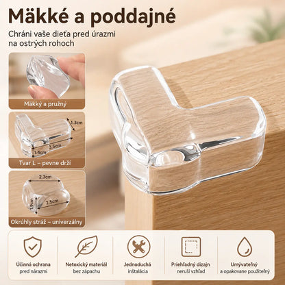 🏘️【1 sada po 30 ks.】🔥🎁Ochranné rohy na stůl