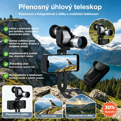 【🔭】Mini monokulární dalekohled pro telefon – Přenosný monokulární dalekohled pro cestování a pozorování