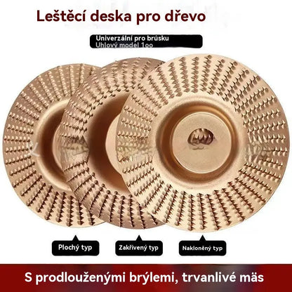 ⚙️🧰【1 sada za 3 kusy】Multifunkční kotouč pro tvarování úhlové brusky na dřevo