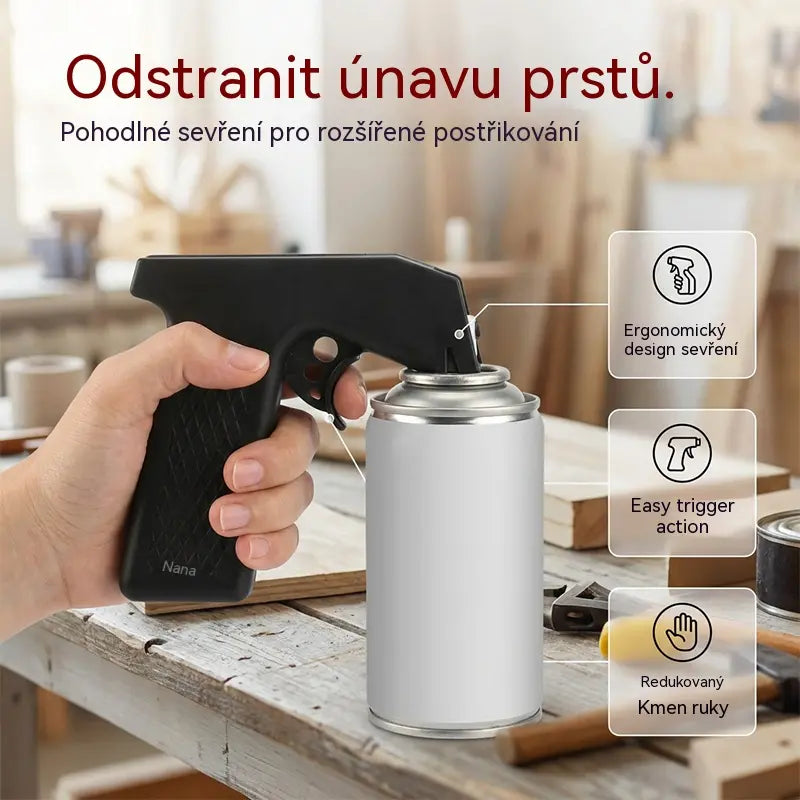🛠️ NYNÍ SLEVA 50 %! ⚡ Rukojeť aerosolového spreje – snadné uchopení, úspora práce a univerzální nastavitelná konstrukce 💥