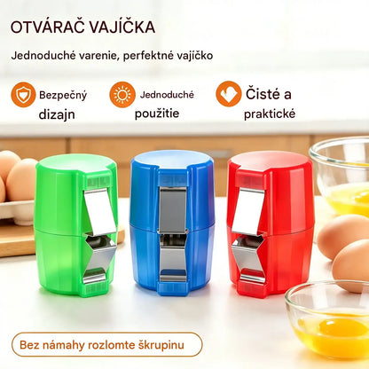 【3 kusy 510 Kč】🍳 Rychlý lámač vajec: Rozbije stovky vajec rychleji a čistěji 🔥
