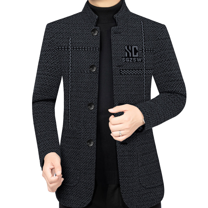 🧥 SLEVA 60%! 🔥 Pánský zimní kabát 3D střihu - hrubý a větruodolný, ideální do chladného počasí venku ❄️✨【40-90kg】