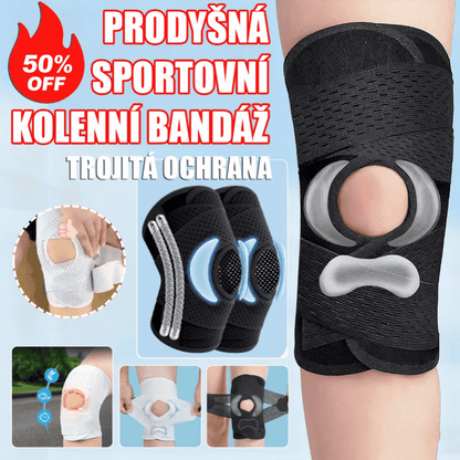🦵M-3XL🔥【Kup 1 a získej 1 zdarma】Dvojité pružinové chrániče kolen, vhodné pro běh, cyklistiku, hraní míče a jiné sporty