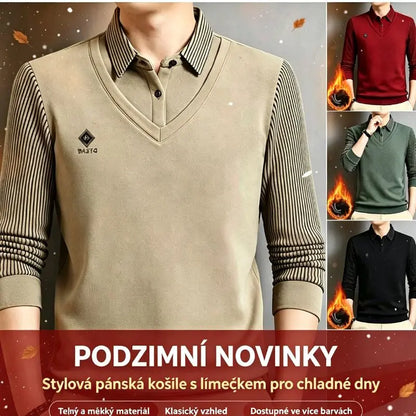 🔥👔【M-4XL】Pánská dvoudílná souprava z prémiového kašmíru