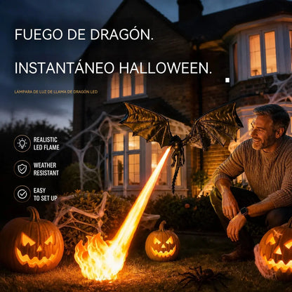 🐉🔥 Sleva 50 % po omezenou dobu! Dekorace s dračím plamenem: realistický efekt plamene, hedvábný PLA filament. Nezbytnost pro halloweenské dekorace!