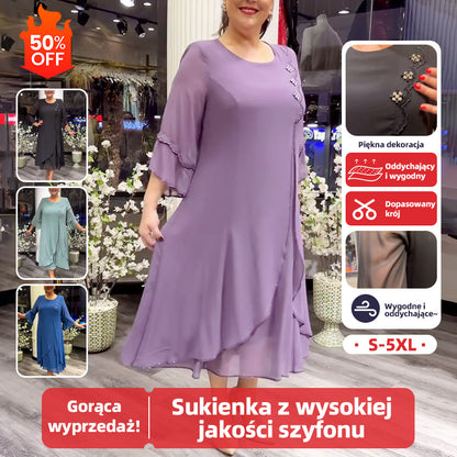 🌸💥【Kupte 1 a získejte 1 zdarma】🔥【S-5XL】❤️ 2026 nové vysoce kvalitní šifonové šaty