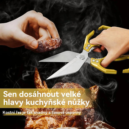 🔥✂️Časově omezená akce🔥Multifunkční a odolné kuchyňské nůžky