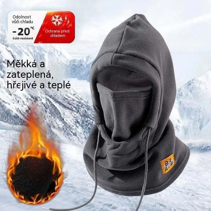 ❄️ Integrální zateplená čepice s fleecovou podšívkou, která vás udrží v teple až do -20 stupňů Celsia. ⛷️ Ideální pro lyžování, jízdu na motorce a outdoorové aktivity.