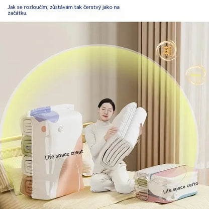 👕📦【🔥5 kusů 590 Kč】Kompresní sáčky na uložení oblečení, nevyžadují vysávání, zesílená konstrukce.