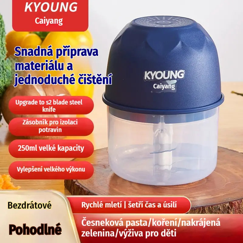sleva 50 %❤️Bezdrátový efektivní elektrický mini sekáček na potraviny⭐