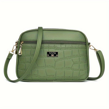 🔥👜Nová módní dámská crossbody kabelka 2025 brzy na jaře ---velká kapacita, jednoduchý styl, nastavitelný ramenní popruh
