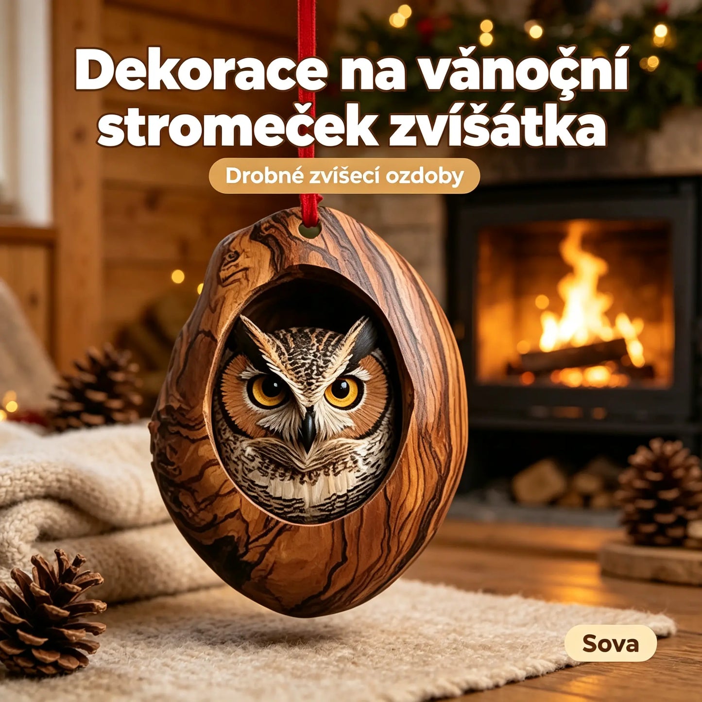 【10 kusů】🎄Dekorace na vánoční stromeček zvířátka. drobné zvířecí ozdoby