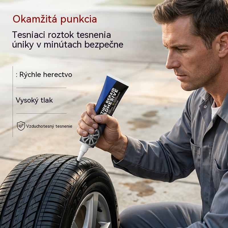 Sada lepidla na opravu pneumatik – rychle schne, silná přilnavost – platba na dobírku