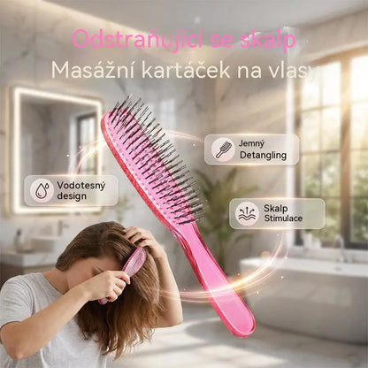【Kupte 1, získejte 1 zdarma】⏰Přenosný kartáč na vlasy s masáží pokožky hlavy
