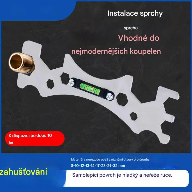 🔥【SLEVA 49 %】🔥【Koupit 1 a získat 1 zdarma】🔩Víceúčelový koupelnový klíč, nástroj pro instalaci sprchy