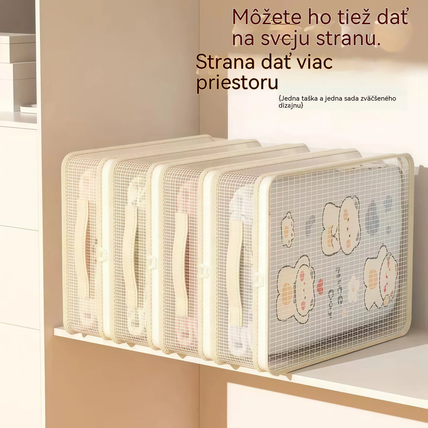 【8-dílná】👍Síťované úložné sáčky pro domácí použití, zabraňující plísním a prachu.
