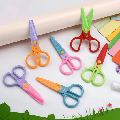 🥰【6 kusů - 6 různých tvarů】Jen 22 eur✂️🌈Bezpečnostní nůžky pro děti (na stavbu svépomocí)