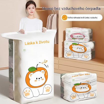 ✨🗃️ 5 kusů jen za 590 Kč 💨 Velké stlačitelné vakuové úložné sáčky: Není třeba žádné vzduchové čerpadlo, nepropustné, ideální pro úsporu místa v kufru a doma ✈️