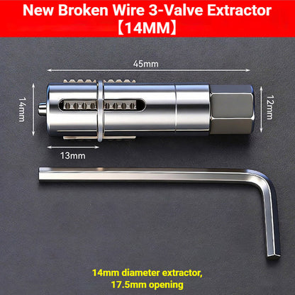 🚰🔧Univerzální extraktor kohoutků pro prasklé kohoutky ve vodovodním potrubí.