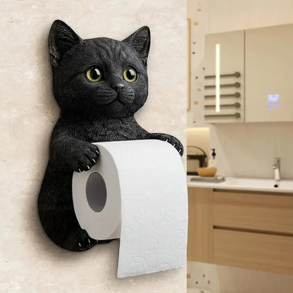 🐱【Kupte 1 a získejte 1 zdarma】Držák toaletního papíru s roztomilým kočičím motivem