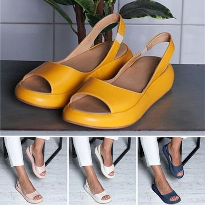 【35-43】Pohodlné dámské ortopedické sandály s platformou