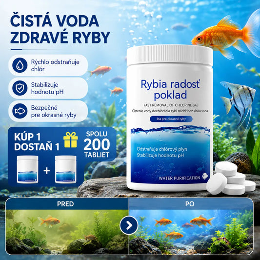 🐟【Kupte 1 a získejte 1 zdarma】💧Šumivé tablety na čištění akvarijní a jezírkové vody, okysličovací tablety do akvária 🔥