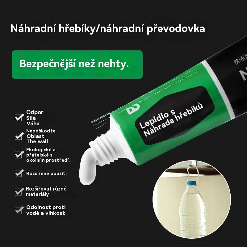 【🔥Kupte 5 kusů, získejte 5 kusů zdarma】【10 kusy】☔Univerzální voděodolné lepidlo bez rohů