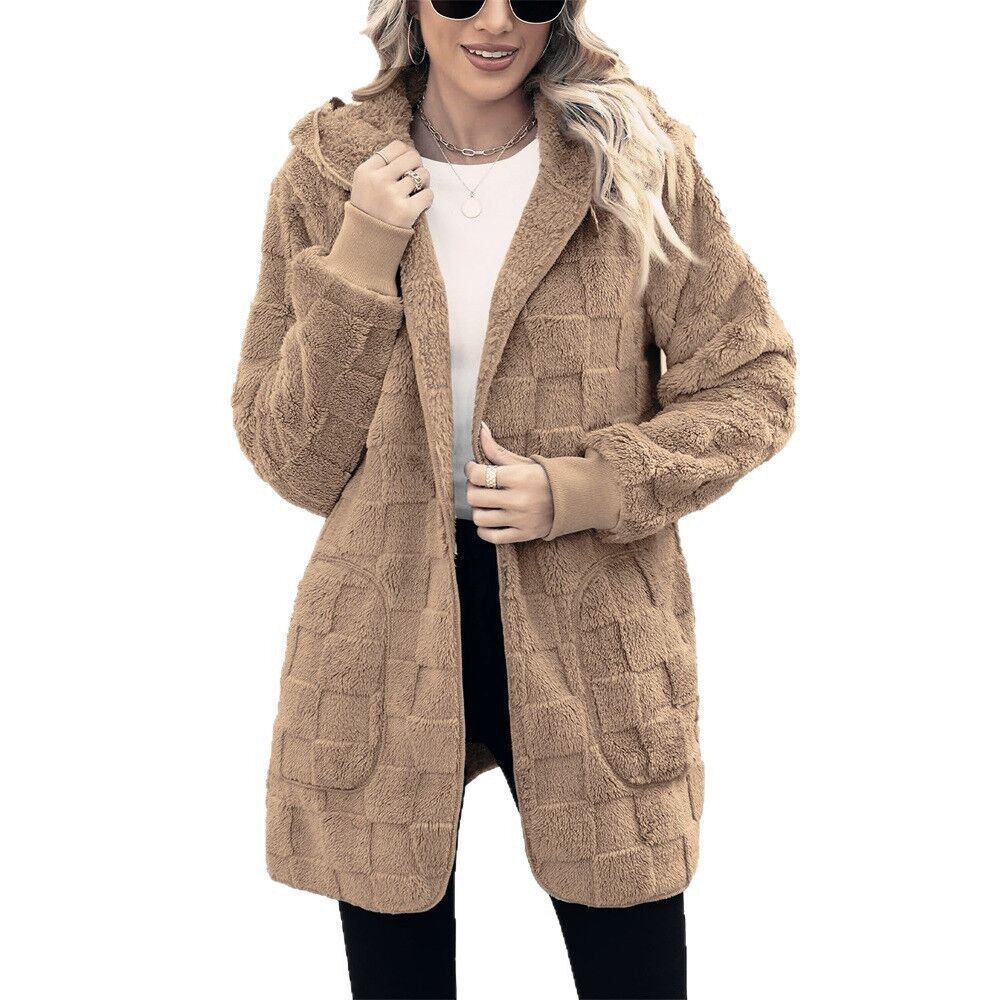 ☃️Limitovaná sleva 39%❄️[S-5XL]🌸Novinka pro zimní sezónu: Dámská kostkovaná fleecová bunda pro volný čas