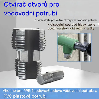 🛠️【Nástroje na otevírání vnitřního drátu na vodovodní potrubí a sada nástrojů na otevírání vnějších drátů】4 body 6bodové vodní potrubí PPR plast PVC