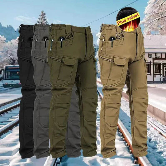 ⏳POSLEDNÍ DEN VÝPRODEJE SLEVA 50 %!🔥Pánské vojenské taktické kalhoty s větruodolným a tepelně izolačním provedením