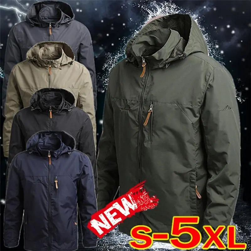 🔥【M-5XL】Ležérní podzimní/zimní bunda s kapucí, volný střih, dostupné všechny velikosti