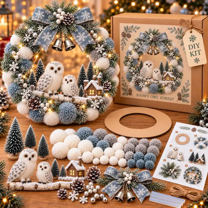 🎄🎁🏵Sada na výrobu vánočního věnce – sváteční dekorace