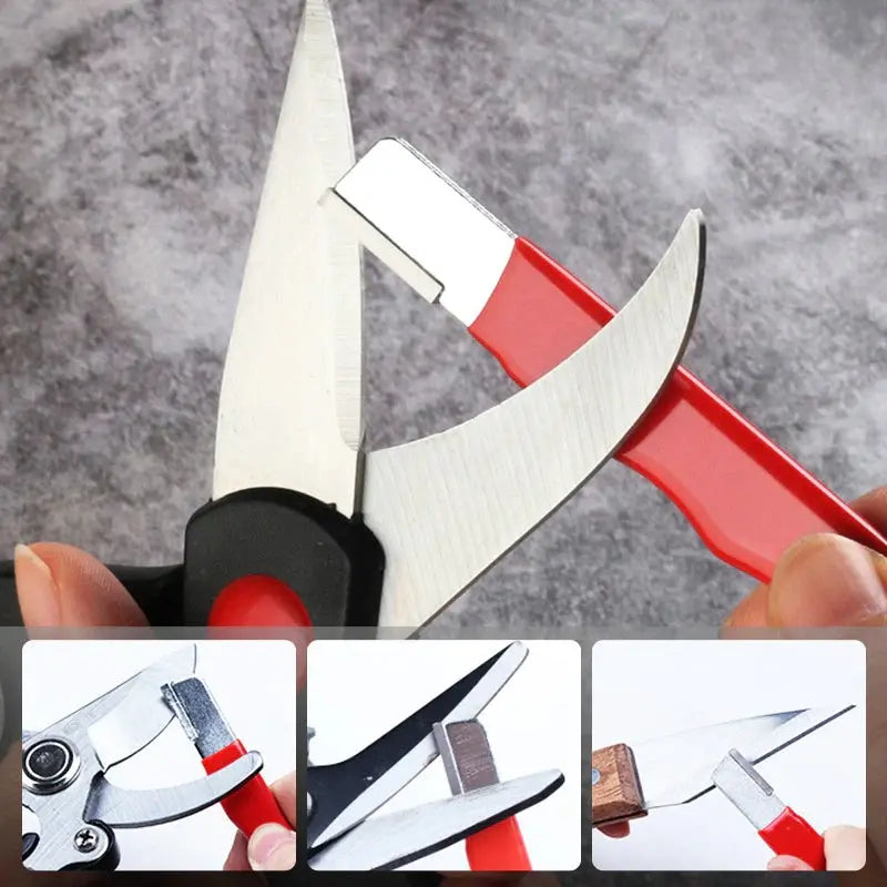🔪Kupte 1, dostanete 2 zdarma✨ Přenosný ořezávátko na nože a nůžky – Obnoví ostrost během několika sekund 💥