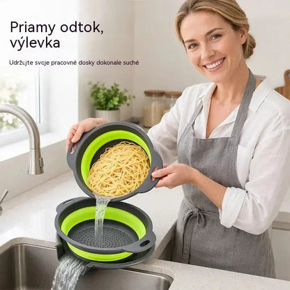 📢📢 1 sada za 799 Kč ⏰ Souprava 3 skládacích cedidel s odkapávacím podstavcem